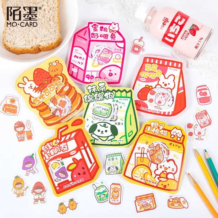 24 pack/lot Kawaii Fruit Dog Bear Rabbit Stickers Diary Scrapbooking Label Sticker Kawaii stationery gift School Supplies
24 pack/lot Kawaii Fruit Dog Bear Rabbit Stickers Diary Scrapbooking Label Sticker Kawaii stationery gift School Supplies