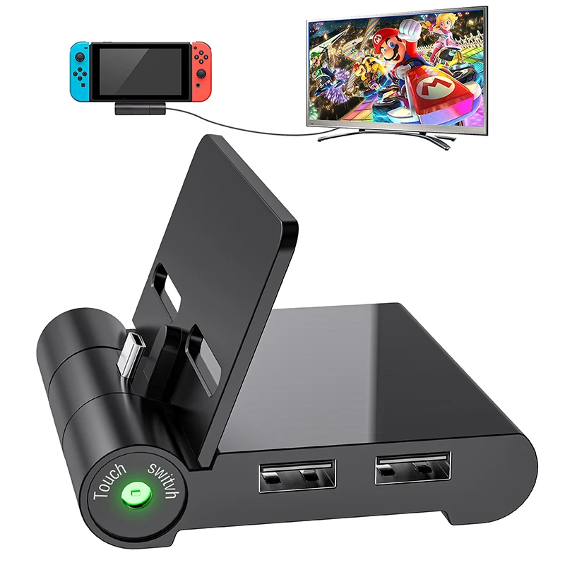 Зарядная док-станция, для телевизора Nintendo Switch, совместима с портативным складным зарядным ТВ-адаптером 1080P HDMI и USB 3.0
Зарядная док-станция, для телевизора Nintendo Switch, совместима с портативным складным зарядным ТВ-адаптером 1080P HDMI и USB 3.0