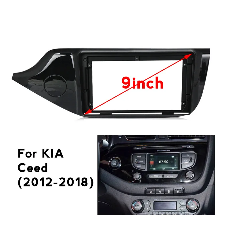 9inch front plastic housing for for Kia CEED 2012-2018 car radio front plastic frame with full set cables plugs
9inch front plastic housing for for Kia CEED 2012-2018 car radio front plastic frame with full set cables plugs
