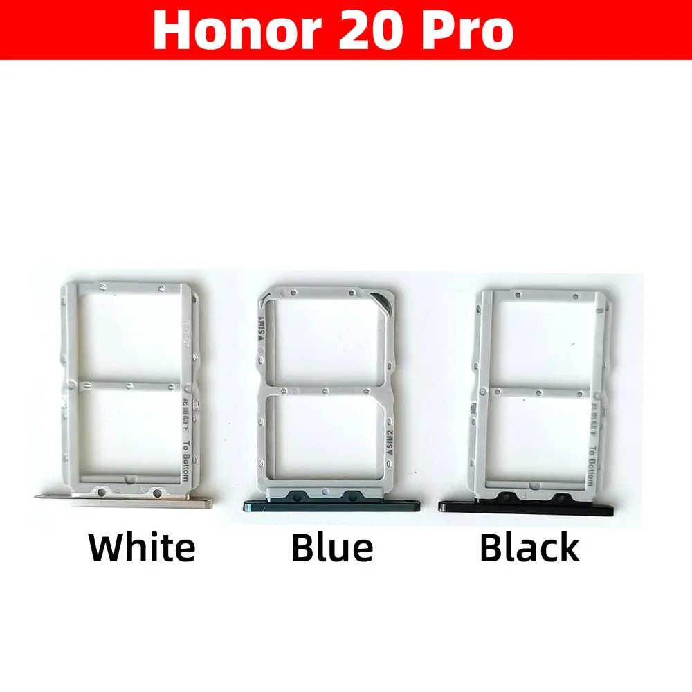 Sim Tray For Huawei Honor 20 Pro Sim SD Card Holder Sim SD Card Slot Holder Tray Replacement Parts
Sim Tray For Huawei Honor 20 Pro Sim SD Card Holder Sim SD Card Slot Holder Tray Replacement Parts