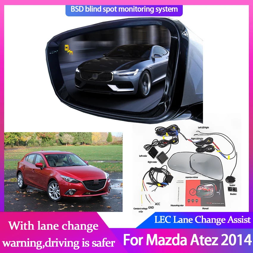 Автомобильная система обнаружения слепых зон с радаром для Mazda Atez 2014 BSD BSA BSM, СВЧ-монитор слепых зон, радар-детекторы
Автомобильная система обнаружения слепых зон с радаром для Mazda Atez 2014 BSD BSA BSM, СВЧ-монитор слепых зон, радар-детекторы