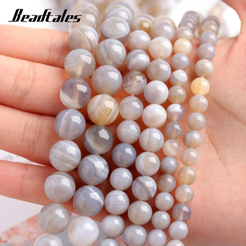 Beads Natural Stone Round Loose Beads Line Agate Grey Stone Beads For DIY Making Bracelet Jewelry 4/6/8/10/12mm Accessories
Beads Natural Stone Round Loose Beads Line Agate Grey Stone Beads For DIY Making Bracelet Jewelry 4/6/8/10/12mm Accessories