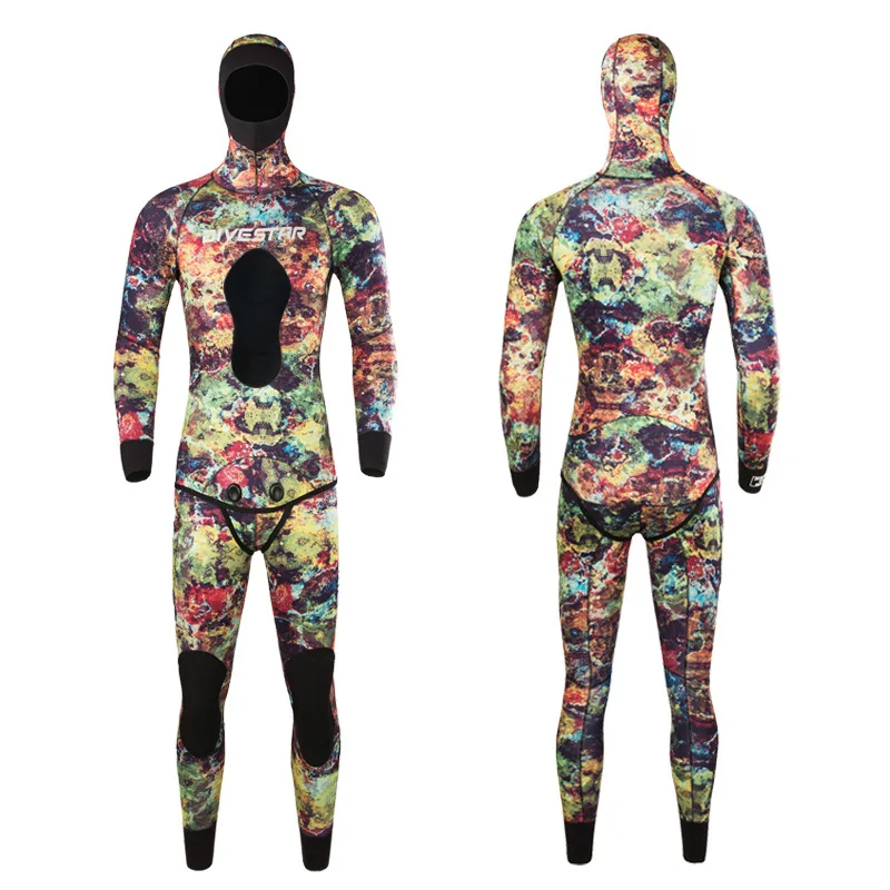 Men Neoprene 3MM Two Pieces Professional Wetsuit Scuba Snorkeling Diving Suit Underwater Hunting Surfing Spearfishing WetSuit
Men Neoprene 3MM Two Pieces Professional Wetsuit Scuba Snorkeling Diving Suit Underwater Hunting Surfing Spearfishing WetSuit