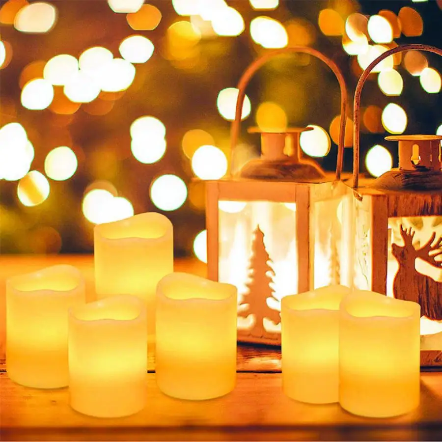 Music Birthday Candle 6Pcs Candles With Remote Control Flickering Battery Operated LED Tea Lights Scented Candles
Music Birthday Candle 6Pcs Candles With Remote Control Flickering Battery Operated LED Tea Lights Scented Candles