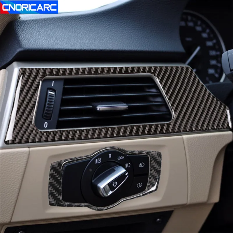 Carbon Fiber Car Side Dashboard Air Outlets Frame Cover Trim For BMW 3 Series E90 Conditioner Vents Interior Stickers
Carbon Fiber Car Side Dashboard Air Outlets Frame Cover Trim For BMW 3 Series E90 Conditioner Vents Interior Stickers