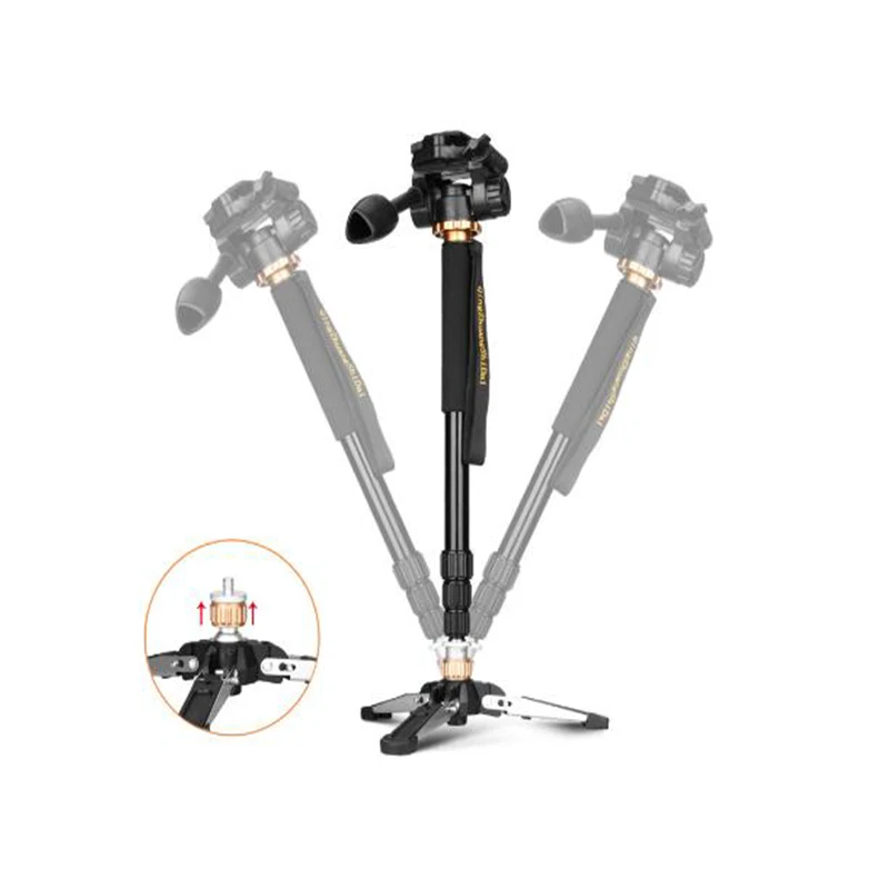 QingZhuang Camera Portable Professional DSLR Q168 Aluminum Monopod Tripod &monopod Stand Base with head for Sony Nikon
QingZhuang Camera Portable Professional DSLR Q168 Aluminum Monopod Tripod &monopod Stand Base with head for Sony Nikon