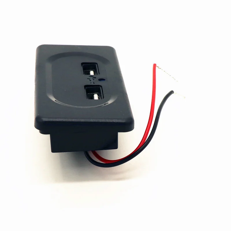 Розетка для зарядки RV с двумя портами USB, вход 12 В, Модифицированная Автомобильная розетка 24 В, автомобильное зарядное устройство
Розетка для зарядки RV с двумя портами USB, вход 12 В, Модифицированная Автомобильная розетка 24 В, автомобильное зарядное устройство
