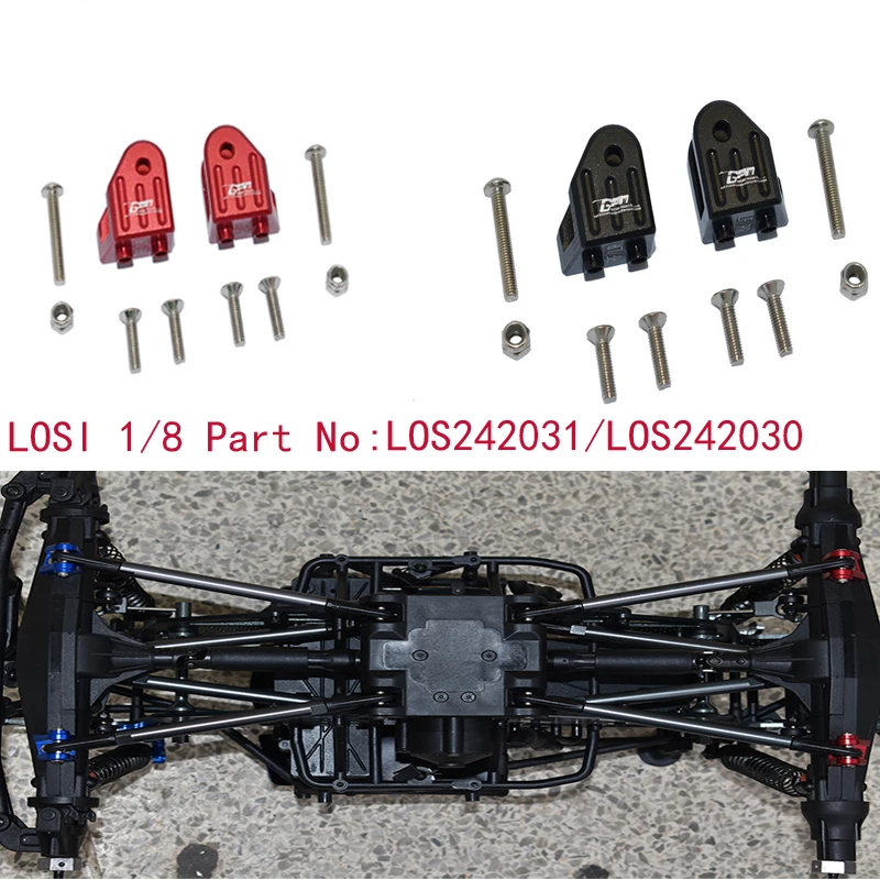 ALUMINUM FRONT/REAR AXLE MOUNT SET FOR SUSPENSION LINKSLOSI 1/8 LMT SOLID AXLE 4WD MONSTERLOS242031/LOS242030 LMT008F/R
ALUMINUM FRONT/REAR AXLE MOUNT SET FOR SUSPENSION LINKSLOSI 1/8 LMT SOLID AXLE 4WD MONSTERLOS242031/LOS242030 LMT008F/R