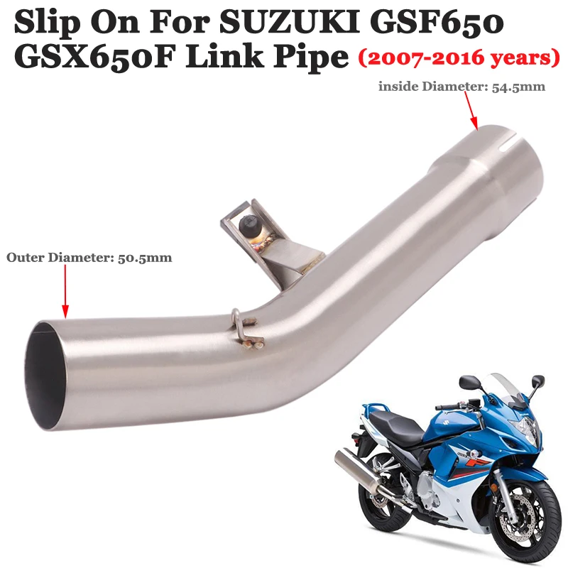 Motorcycle Exhaust Middle Link Pipe For SUZUKI GSF650 650 GSX650F 650F 07-16 GSF1250 1250 07-18 Moto Escape Full System
Motorcycle Exhaust Middle Link Pipe For SUZUKI GSF650 650 GSX650F 650F 07-16 GSF1250 1250 07-18 Moto Escape Full System