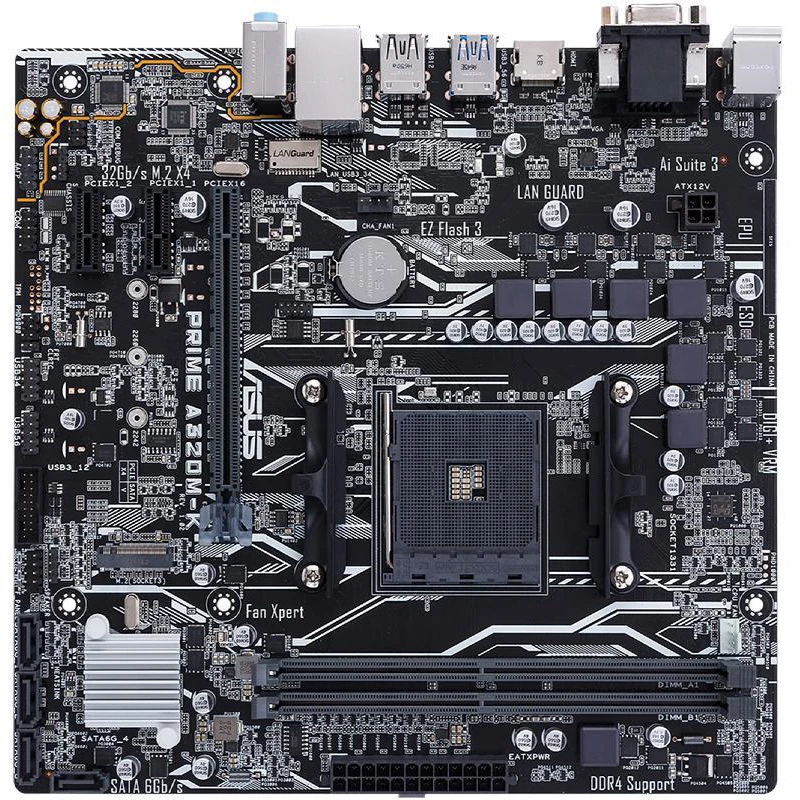 New ASUS PRIME A320M-K motherboard Socket AM4 DDR4 USB3.0 SATA3 HDMI VGA 32GB B320 desktop motherboard Free shipping
New ASUS PRIME A320M-K motherboard Socket AM4 DDR4 USB3.0 SATA3 HDMI VGA 32GB B320 desktop motherboard Free shipping