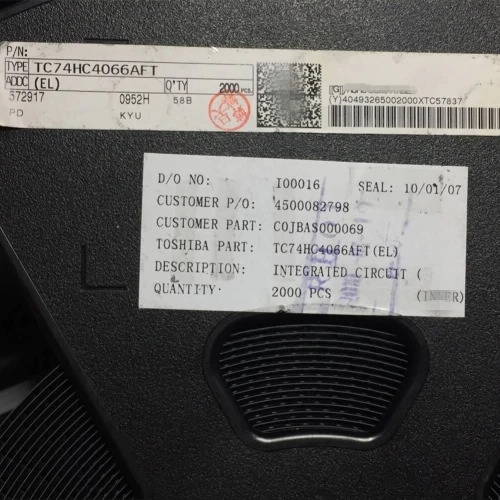 5PCS TC74HC4066AFT TC74HC4066 TC74HC TC 4066A Brand new and original chip IC 74HC4066A
5PCS TC74HC4066AFT TC74HC4066 TC74HC TC 4066A Brand new and original chip IC 74HC4066A