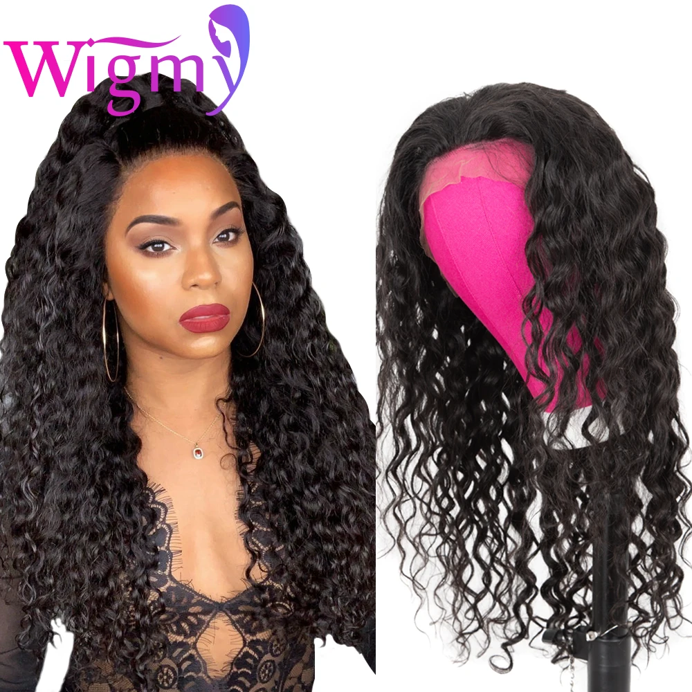 WIGMY Water Wave Lace Front Human Hair Wigs For Black Women Curly Frontal Wigs Human Hair Natural Color
WIGMY Water Wave Lace Front Human Hair Wigs For Black Women Curly Frontal Wigs Human Hair Natural Color