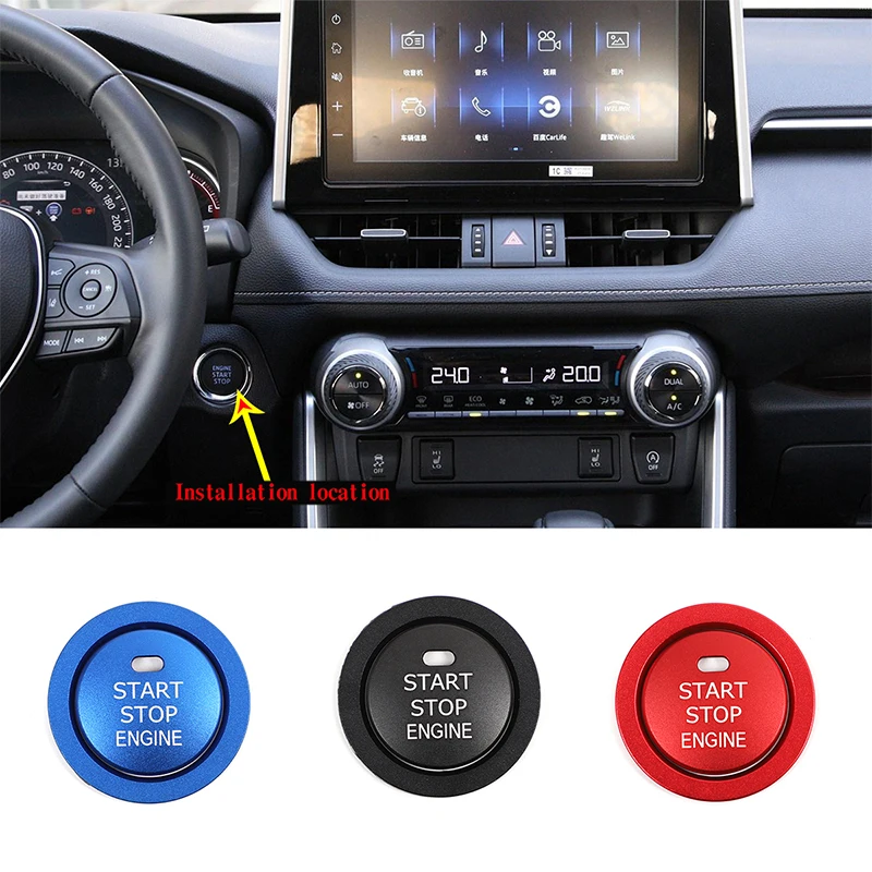 For Toyota RAV4 2020 Modified Interior Engine One-key Start Decorative Stickers Ignition Button Stickers Car Accessories
For Toyota RAV4 2020 Modified Interior Engine One-key Start Decorative Stickers Ignition Button Stickers Car Accessories