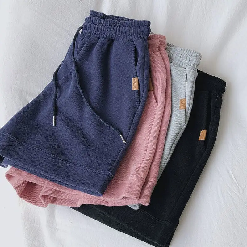 Women's Summer Shorts Loose Korean Casual A-line Solid Color Wide-legged High-waist Sports Jogging Shorts Outerwear Hot Pants
Women's Summer Shorts Loose Korean Casual A-line Solid Color Wide-legged High-waist Sports Jogging Shorts Outerwear Hot Pants