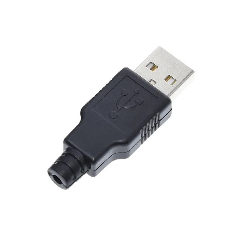 10 комплектов, 10 шт., 4-контактный разъем USB Type-A папа с черной пластиковой крышкой
10 комплектов, 10 шт., 4-контактный разъем USB Type-A папа с черной пластиковой крышкой
