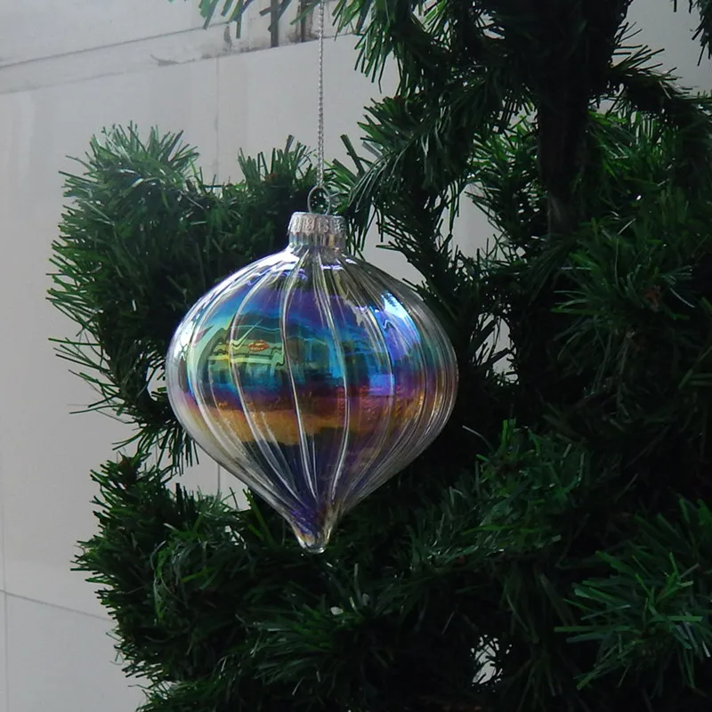 2pcs/pack Diameter=9cm Onion Shaped Glass Pendant Home Decorative Christmas Day Hanging Ornament
2pcs/pack Diameter=9cm Onion Shaped Glass Pendant Home Decorative Christmas Day Hanging Ornament