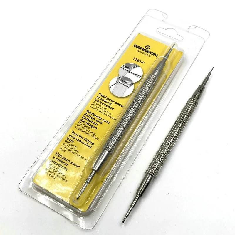 1pc Original bergeon 7767-f Spring Bar Watch Bracelet Fitting Removing Tool Free Shipping
1pc Original bergeon 7767-f Spring Bar Watch Bracelet Fitting Removing Tool Free Shipping