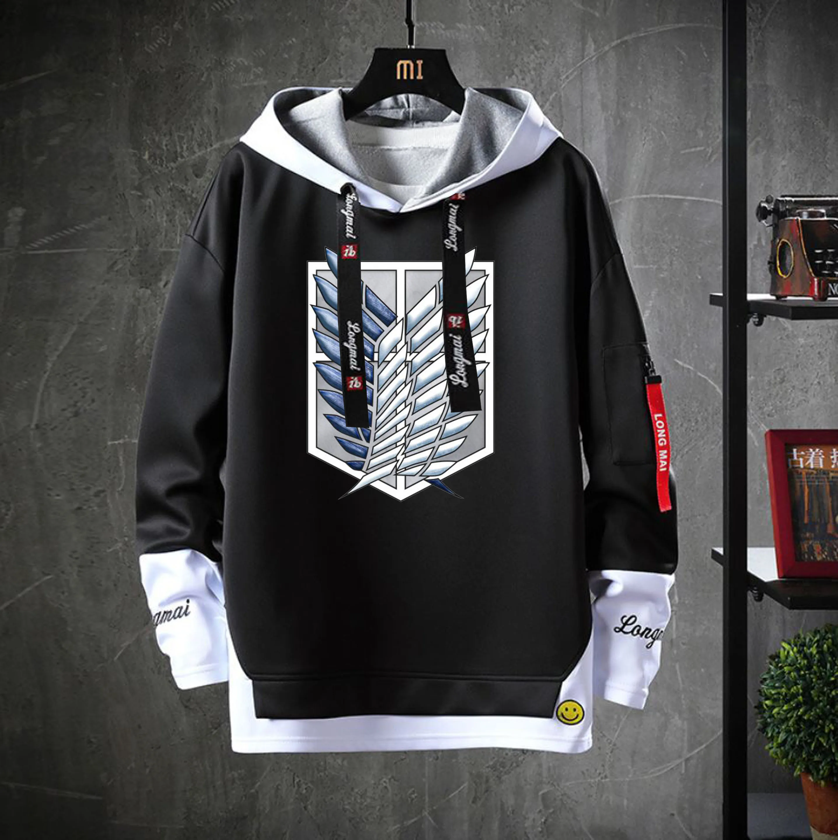 anime Attack on Titan Hooded Teenagers cosplay cartoon Costume coat Unisex Casual Fake Two-Piece Hoodies Sweatshirt jacket
anime Attack on Titan Hooded Teenagers cosplay cartoon Costume coat Unisex Casual Fake Two-Piece Hoodies Sweatshirt jacket