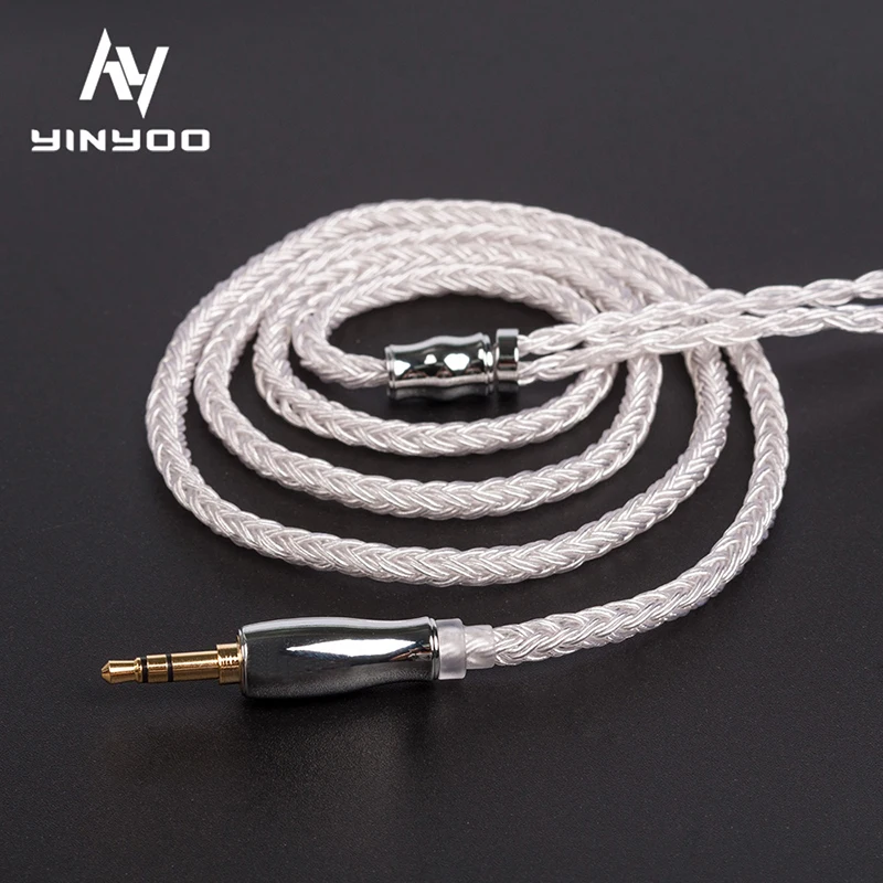 Yinyoo 16 Core High Purity Silver Plated Cable 2.5/3.5/4.4MM With MMCX/2PIN/QDC TFZ FOR KZZS10Pro AS10 ZSNPRO C12 TFZ BLON BL-03
Yinyoo 16 Core High Purity Silver Plated Cable 2.5/3.5/4.4MM With MMCX/2PIN/QDC TFZ FOR KZZS10Pro AS10 ZSNPRO C12 TFZ BLON BL-03