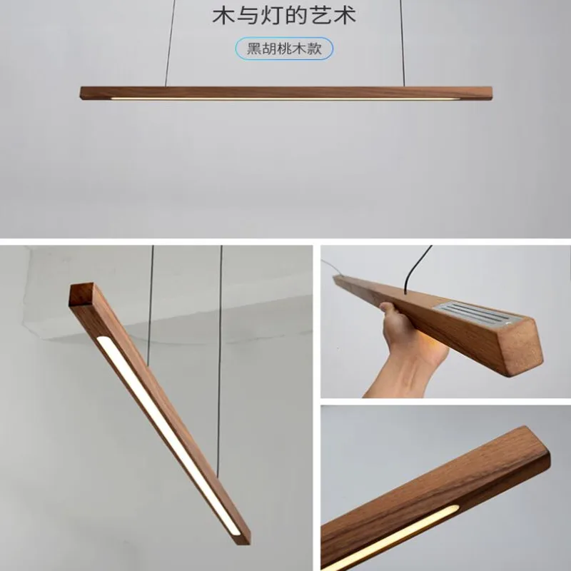 Nordic Style Modern Simple Led Long Strip Pendant Lights Restaurant Bar Office Hanglamp Dining Room Solid Wood Led Pendant Lamps
Nordic Style Modern Simple Led Long Strip Pendant Lights Restaurant Bar Office Hanglamp Dining Room Solid Wood Led Pendant Lamps
