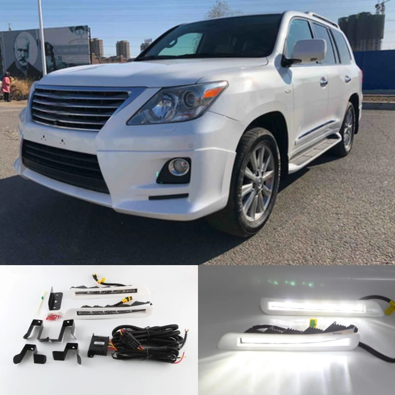 Дневные ходовые огсветильник, для Lexus LX570 2011-2014, водонепроницаемые, ABS, 12 В
Дневные ходовые огсветильник, для Lexus LX570 2011-2014, водонепроницаемые, ABS, 12 В