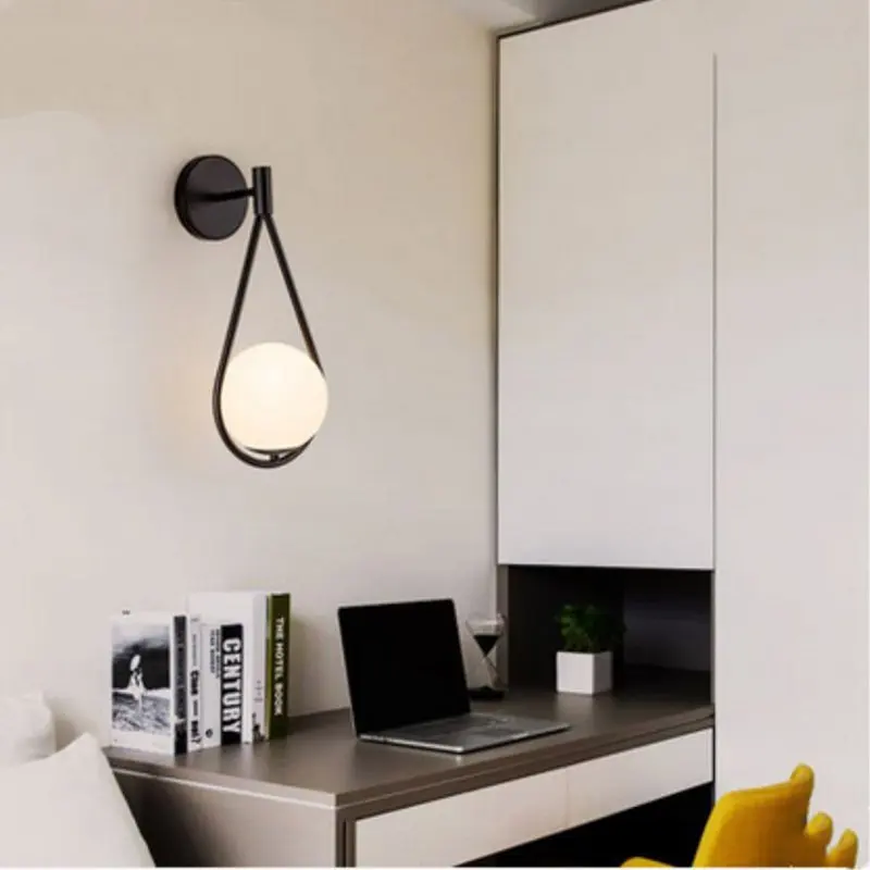 Nordic E27 LED Wall Lamp Modern Minimalist Glass Wall Lights Living Room Bedroom Bedside Study Aisle Corridor Staircase Sconces
Nordic E27 LED Wall Lamp Modern Minimalist Glass Wall Lights Living Room Bedroom Bedside Study Aisle Corridor Staircase Sconces