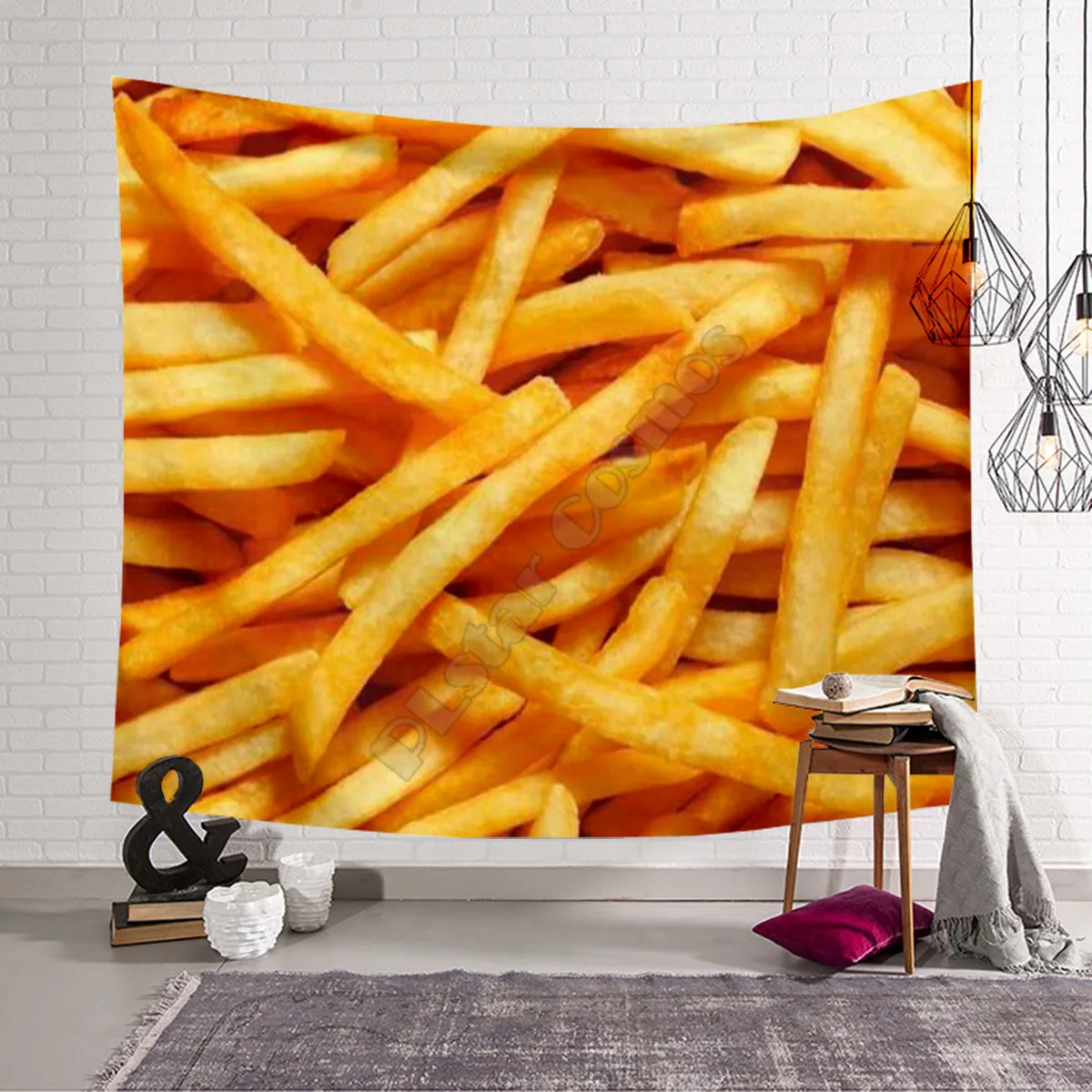 French Fries Tapestry 3D Printing Tapestrying Rectangular Home Decor Wall Hanging 02
French Fries Tapestry 3D Printing Tapestrying Rectangular Home Decor Wall Hanging 02