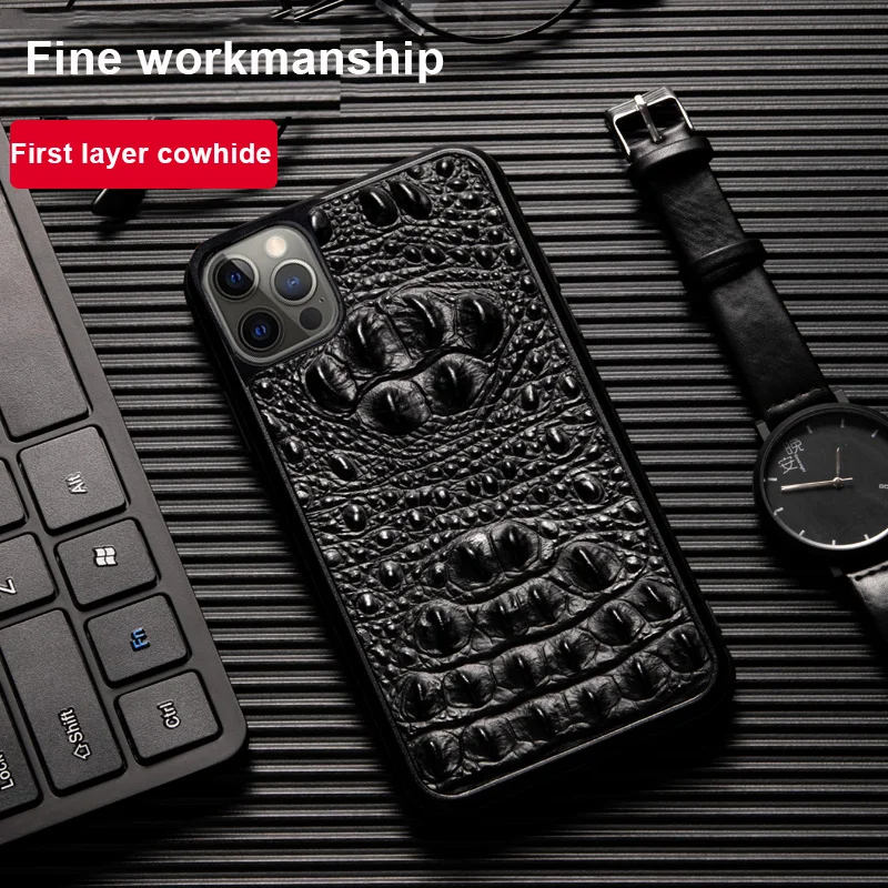 Natural Crocodile Belly Leather Phone Case For iPhone 14 13 Mini 12 Pro Max For Apple X XS Max XR 6 6S 7 8 Plus SE Back Cover
Natural Crocodile Belly Leather Phone Case For iPhone 14 13 Mini 12 Pro Max For Apple X XS Max XR 6 6S 7 8 Plus SE Back Cover