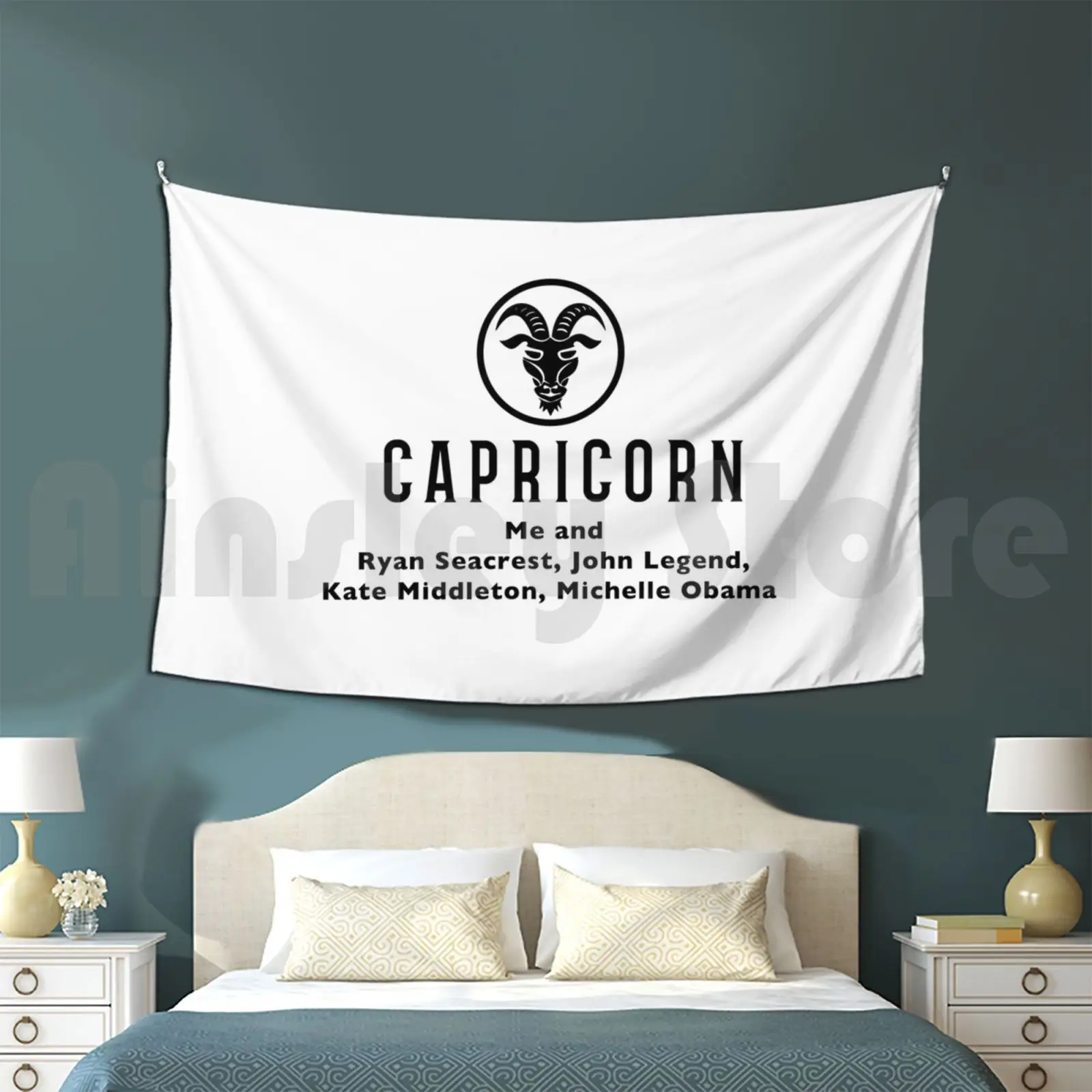 Capricorn-And Celebrities Who Share Your Zodiac Sign Birthday Gift Tapestry Background Wall Hanging Capricorn
Capricorn-And Celebrities Who Share Your Zodiac Sign Birthday Gift Tapestry Background Wall Hanging Capricorn