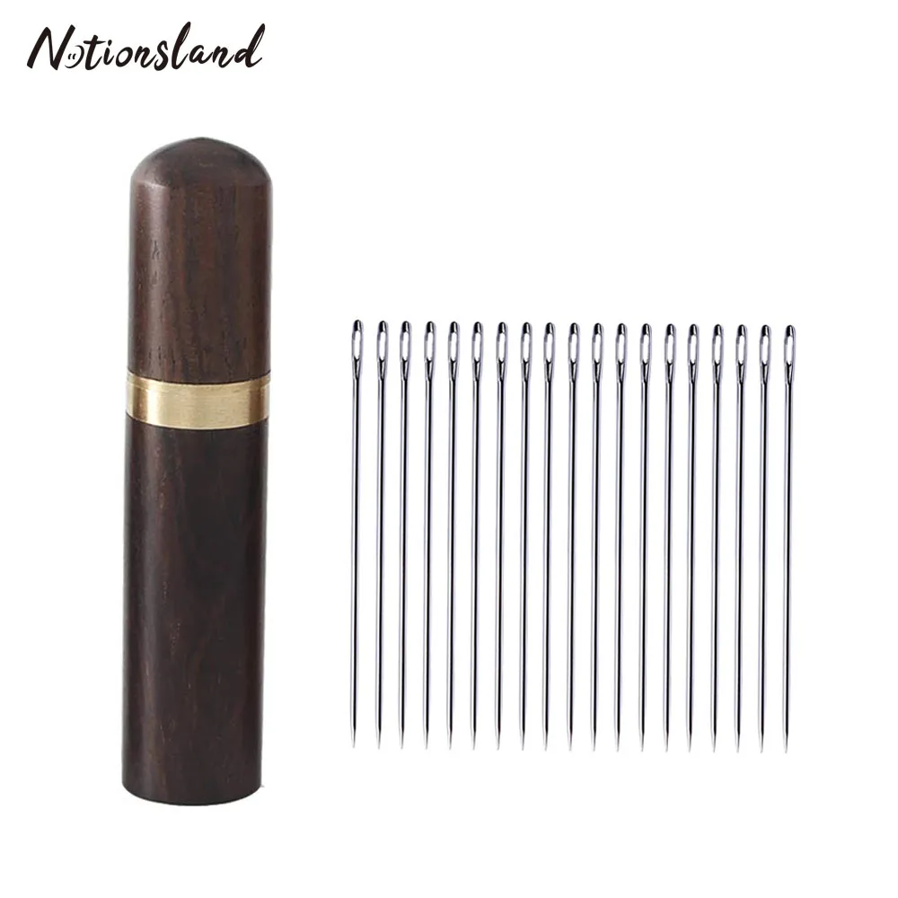 40pcs Stainless Steel Sewing Needles Embroidery Needles & Wood Needle Case for Needlework DIY Quilt Sewing Supplies
40pcs Stainless Steel Sewing Needles Embroidery Needles & Wood Needle Case for Needlework DIY Quilt Sewing Supplies