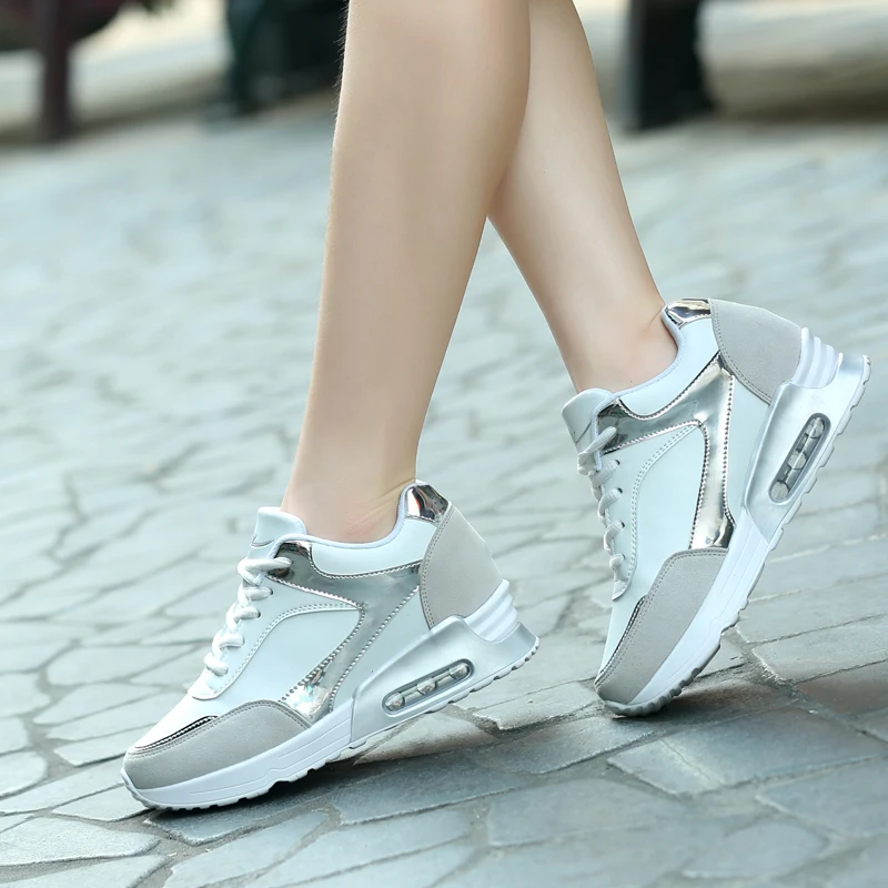 Sneakers Women Walking Shoes Air Cushion Lightweight Outdoor Casual Sports Footwear Platform Increasing Height Anti-slip Lace-up
Sneakers Women Walking Shoes Air Cushion Lightweight Outdoor Casual Sports Footwear Platform Increasing Height Anti-slip Lace-up