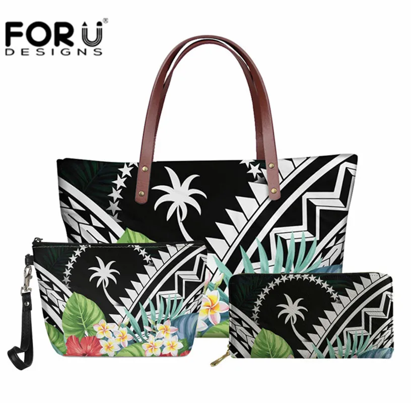 3pcs Handbags Set for Women Chuuk Print Beach Bags Polynesian Tropical Flowers Style Hand Bag Shoulder Bags Purse Females Tote
3pcs Handbags Set for Women Chuuk Print Beach Bags Polynesian Tropical Flowers Style Hand Bag Shoulder Bags Purse Females Tote