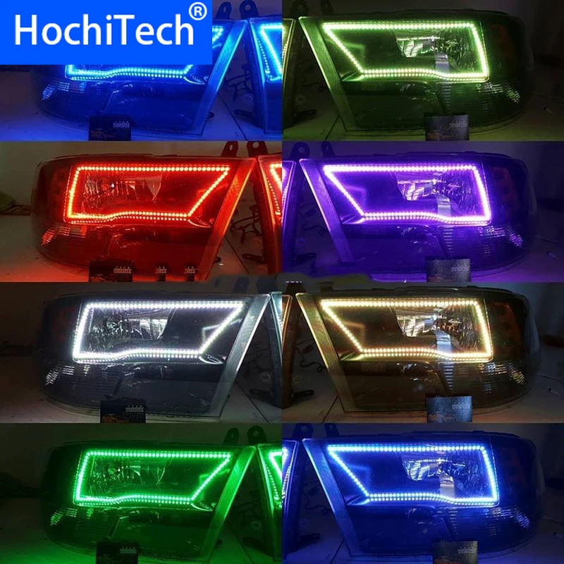 RGB Multi-Color LED Angel Eye Kits Halo Rings For 2009-2017 Dodge RAM 1500 2500 3500 4500 5500 Truck Pickup with remote control
RGB Multi-Color LED Angel Eye Kits Halo Rings For 2009-2017 Dodge RAM 1500 2500 3500 4500 5500 Truck Pickup with remote control