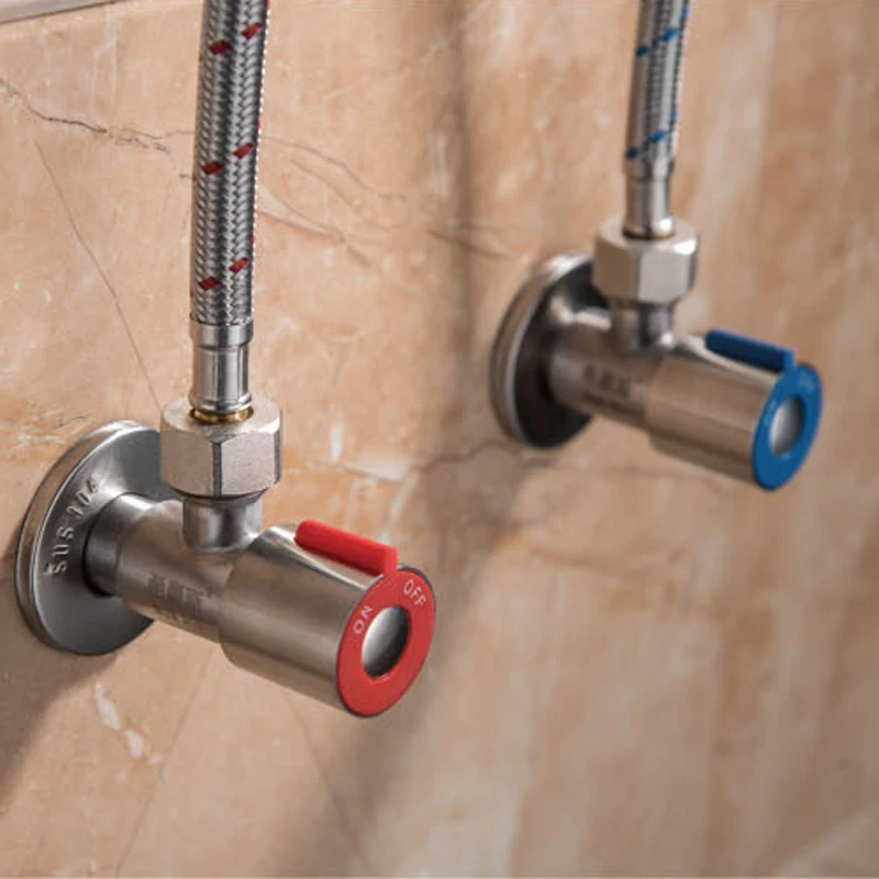 Stainless Steel Angle Valve G1/2 Filling Valves Brushed Finished Water Heater Hot Cold Angle Valve Bathroom Toilet Accessories
Stainless Steel Angle Valve G1/2 Filling Valves Brushed Finished Water Heater Hot Cold Angle Valve Bathroom Toilet Accessories