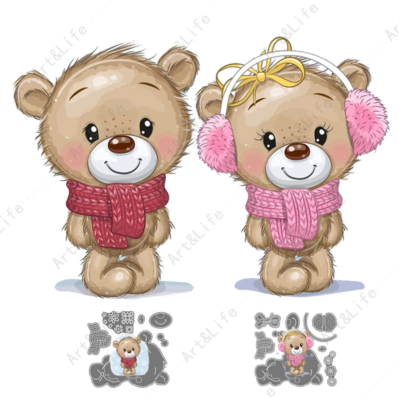 New Metal Cutting Dies Christmas Cute Bear Boy And Girl Stencils For Making Scrapbooking Album Birthday Cards Embossing Cut Die
New Metal Cutting Dies Christmas Cute Bear Boy And Girl Stencils For Making Scrapbooking Album Birthday Cards Embossing Cut Die
