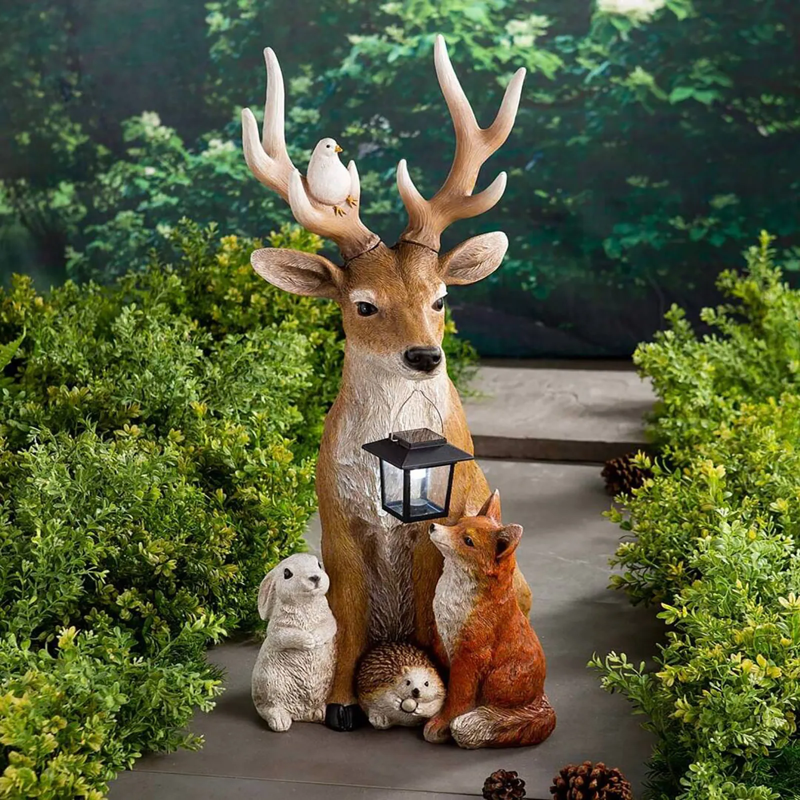 Solar deer animal Resin figurine decoration Light Garden courtyard deer statue decor Festival Dress Up patio Solar Lamp
Solar deer animal Resin figurine decoration Light Garden courtyard deer statue decor Festival Dress Up patio Solar Lamp