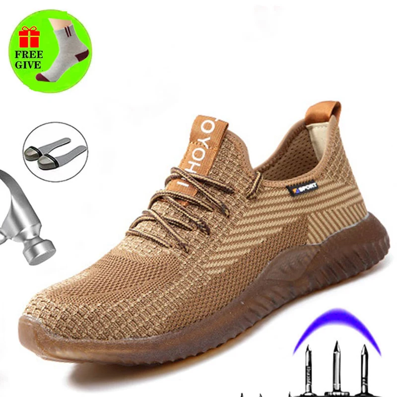Men Steel Toe Safety Boots Work Outdoor Plus Size Breathable Sneakers Protective Puncture-proof Safety Shoes For Men Sneakers
Men Steel Toe Safety Boots Work Outdoor Plus Size Breathable Sneakers Protective Puncture-proof Safety Shoes For Men Sneakers