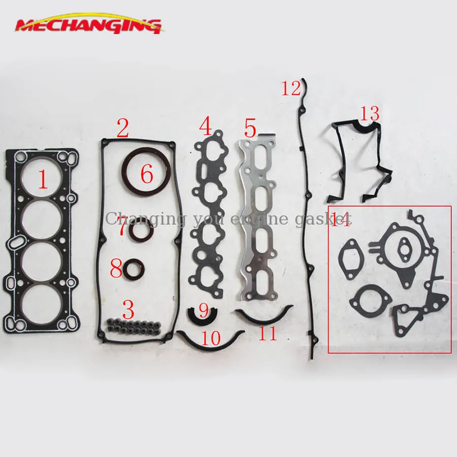 B6 For KIA SEPHIA 16V Engine Rebuilding Kits Engine Parts Full Set Engine Gasket Engine Seal Gasket 8ABY-10-271A 50138100
B6 For KIA SEPHIA 16V Engine Rebuilding Kits Engine Parts Full Set Engine Gasket Engine Seal Gasket 8ABY-10-271A 50138100