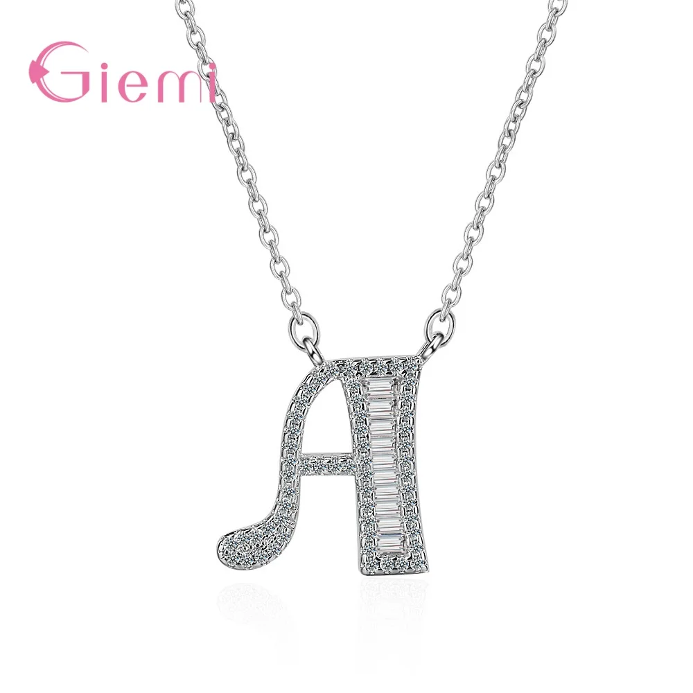 Shiny Clear 925 Sterling Silver Cubic Zircon Crystal Stone 26 letters Necklace Pendant for Women Engagement Party Jewelry
Shiny Clear 925 Sterling Silver Cubic Zircon Crystal Stone 26 letters Necklace Pendant for Women Engagement Party Jewelry