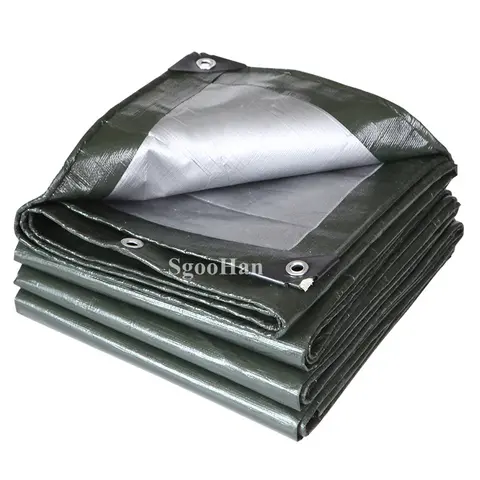 Lona de tela PE a prueba de lluvia para jardín, toldo para exteriores, sombreado, barco de vela, camión, toldo, hoja de tierra, cubierta de Casa de mascotas, tela impermeable