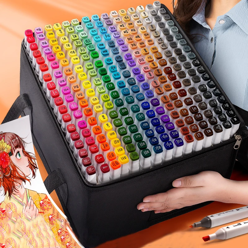 TouchFIVE 30/40/60/80/168 Colors Markers Manga Sketching Markers 168 Dual Brush Pen Alcohol Felt Art School Supplies Drawing Set
TouchFIVE 30/40/60/80/168 Colors Markers Manga Sketching Markers 168 Dual Brush Pen Alcohol Felt Art School Supplies Drawing Set