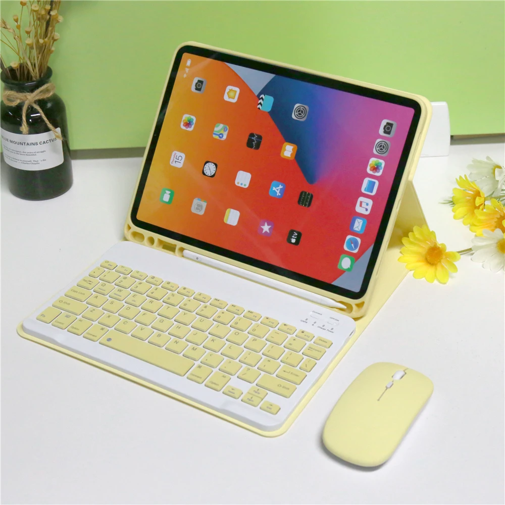 Чехол для iPad 8-го поколения, 10,2 дюйма, с клавиатурой, чехол для iPad Air 3 Pro 11 2020 Air 4 2020 10,9 Air1 9,7, чехол с мышью
Чехол для iPad 8-го поколения, 10,2 дюйма, с клавиатурой, чехол для iPad Air 3 Pro 11 2020 Air 4 2020 10,9 Air1 9,7, чехол с мышью
