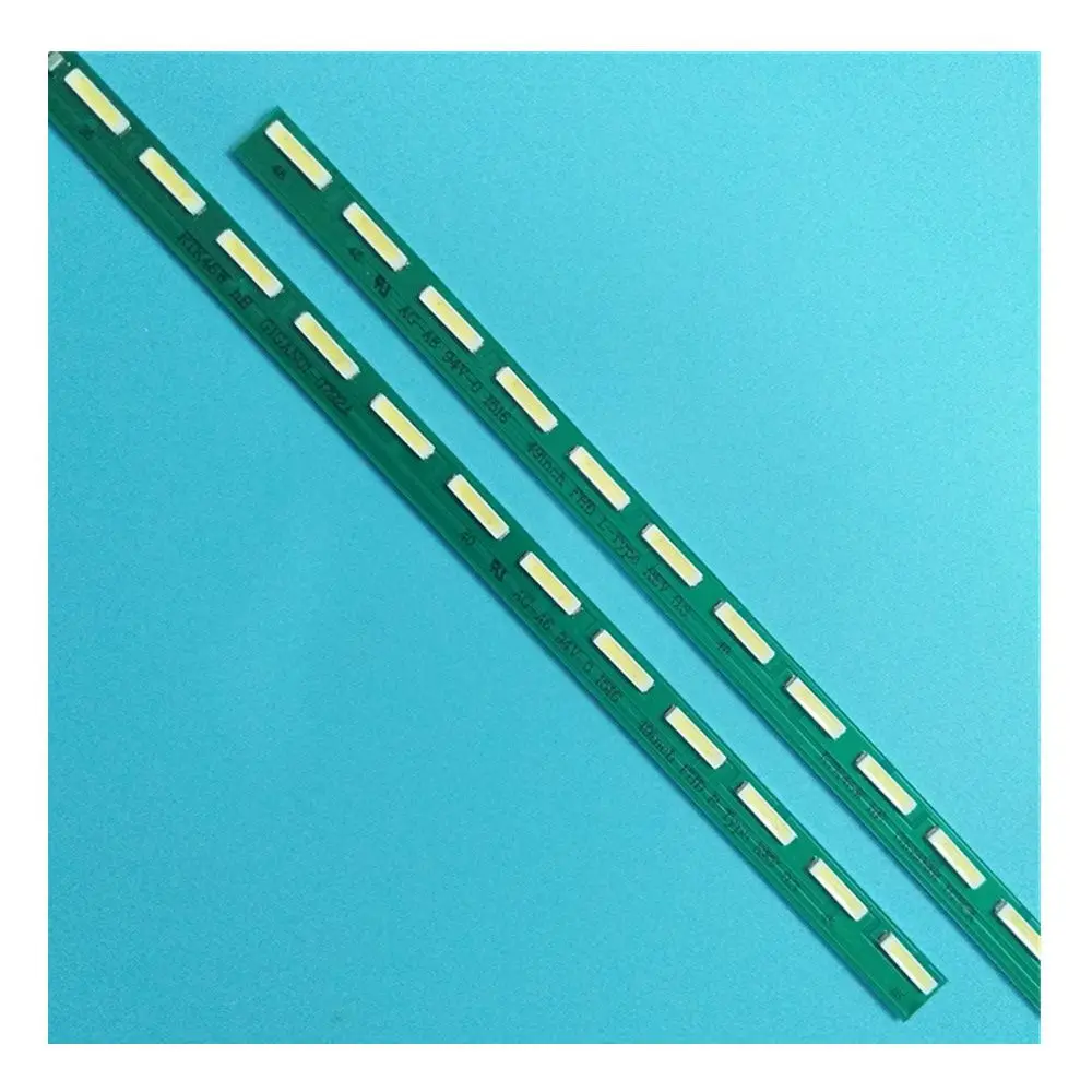 New 1set=2 pcs 46LED 537mm LED strip 49Inch FHD R L type G1GAN01-0791A G1GAN01-0792A for LG 49LF5400 MAK63267301 NC490EUN
New 1set=2 pcs 46LED 537mm LED strip 49Inch FHD R L type G1GAN01-0791A G1GAN01-0792A for LG 49LF5400 MAK63267301 NC490EUN