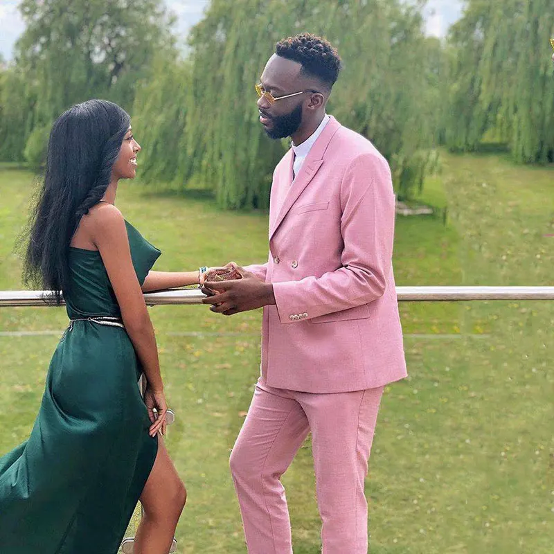 Summer Pink Prom Blazer Costume Homme Wedding Suits for Men Attire Double Breasted Groom Tuxedo Slim Terno Masculino Two Piece
Summer Pink Prom Blazer Costume Homme Wedding Suits for Men Attire Double Breasted Groom Tuxedo Slim Terno Masculino Two Piece
