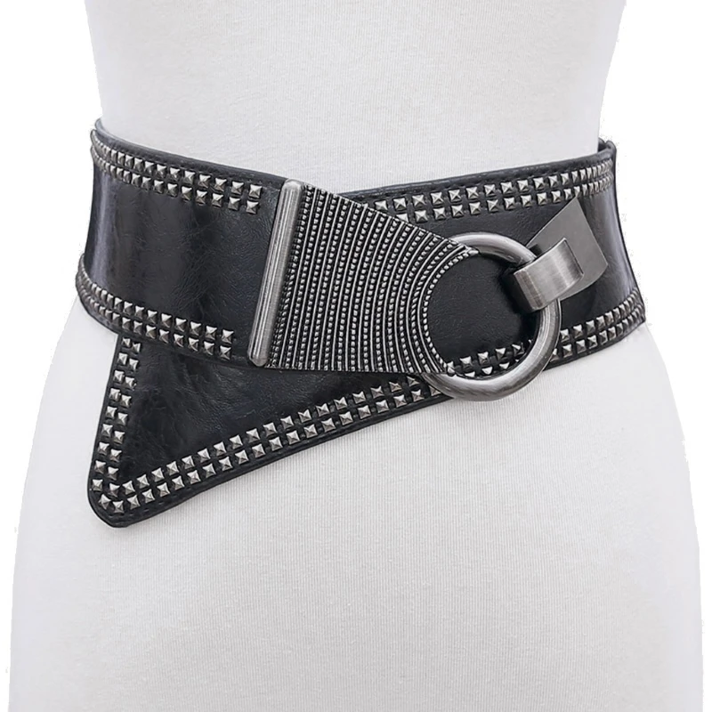 Elastic Vintage Belt PU Leather Slimming Body Belts Corset Elastic Waist Belt Wide Belt Ladies Dress Decoration
Elastic Vintage Belt PU Leather Slimming Body Belts Corset Elastic Waist Belt Wide Belt Ladies Dress Decoration