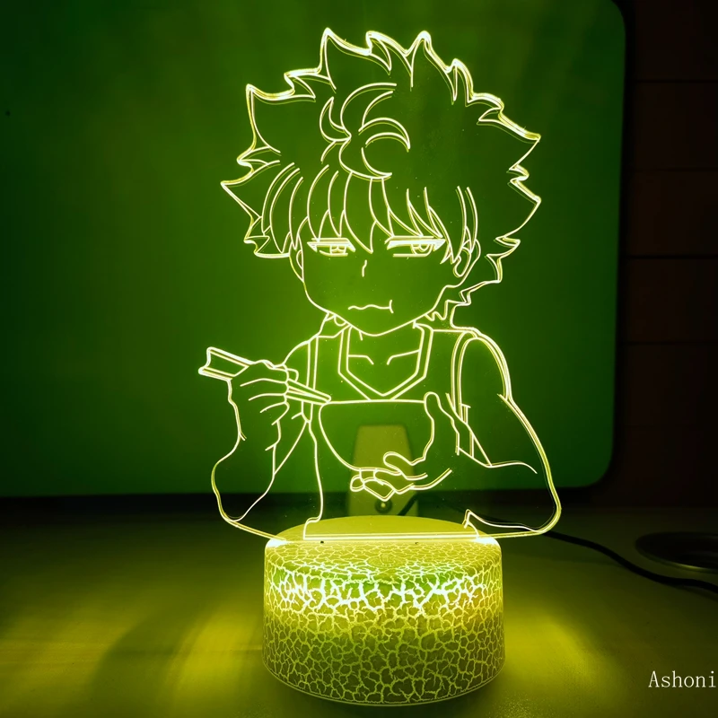 Hunter X Hunter Killua Led Light for Kids Bedroom Decor Hxh Led Night Light Anime Gift Acrylic 3d Table lamp Killua Cute
Hunter X Hunter Killua Led Light for Kids Bedroom Decor Hxh Led Night Light Anime Gift Acrylic 3d Table lamp Killua Cute