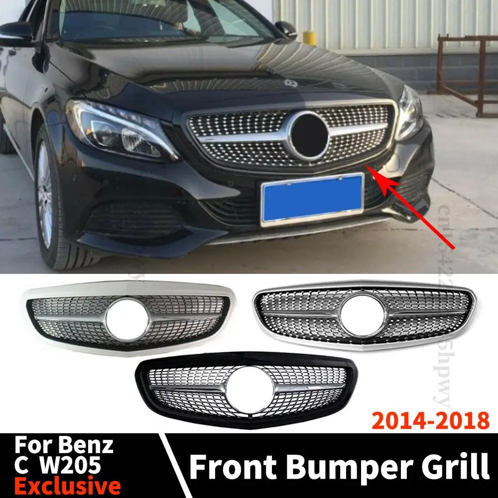 Diamond Front Grille Racing Grill Modified Styling Refit For Mercedes C W205 Exclusive 2014-2018 Elegance C220 C250 C300 C350
Diamond Front Grille Racing Grill Modified Styling Refit For Mercedes C W205 Exclusive 2014-2018 Elegance C220 C250 C300 C350