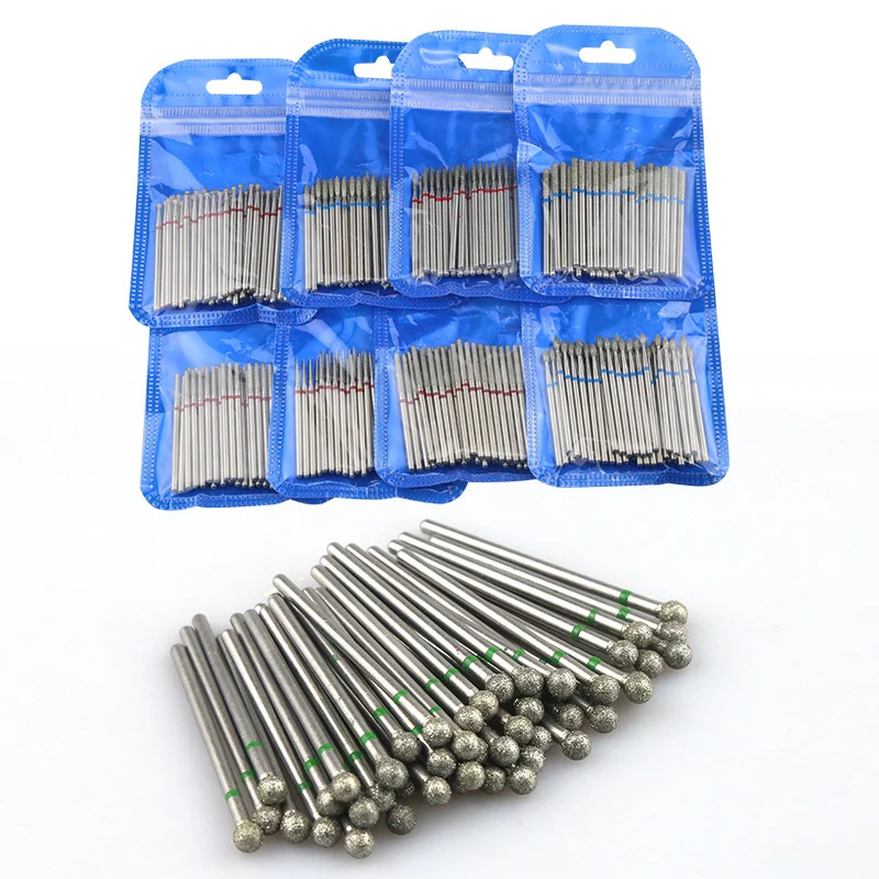 50PCS Diamond Rotary Burrs Set Diamond Cutter for Manicure Set Diamond Nail Drill Bit Set Milling Cutter for Nail Pedicure Tool
50PCS Diamond Rotary Burrs Set Diamond Cutter for Manicure Set Diamond Nail Drill Bit Set Milling Cutter for Nail Pedicure Tool