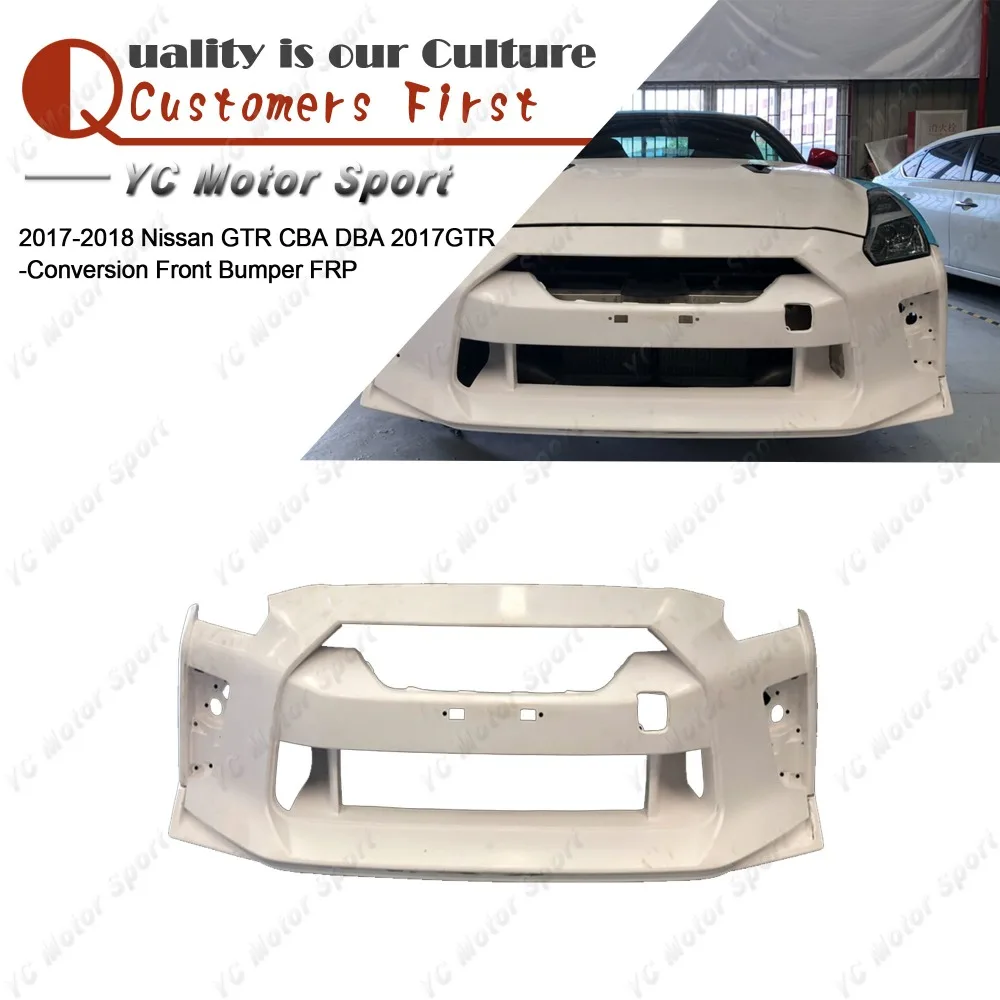 Car Accessories FRP Fiber Glass 2017GTR-Conversion Style Front Bumper Fit For 2017-2018 GTR CBA DBA Front Bumper Cover
Car Accessories FRP Fiber Glass 2017GTR-Conversion Style Front Bumper Fit For 2017-2018 GTR CBA DBA Front Bumper Cover