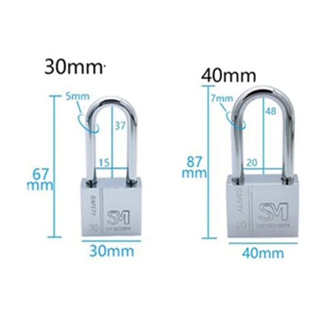 50PCS Door Padlock Stainless Steel Anti-Theft Lock Waterproof Rust-Proof Tamper-Proof Lock Home Small Dormitory Long Beam Lock
50PCS Door Padlock Stainless Steel Anti-Theft Lock Waterproof Rust-Proof Tamper-Proof Lock Home Small Dormitory Long Beam Lock